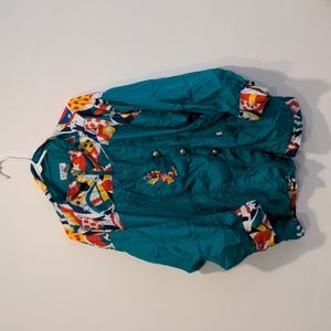 Vintage 90’s Tropical Beach Print Windbreaker by Lavon